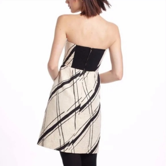 Girls from Savoy Cream, Gold Black Tube Dress - Picture 2 of 9